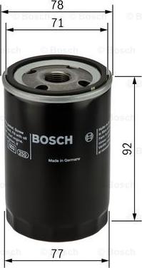 BOSCH F 026 407 017 - Масляный фильтр unicars.by