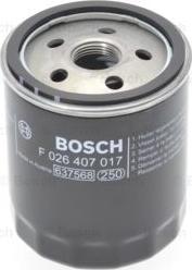 BOSCH F 026 407 017 - Масляный фильтр unicars.by