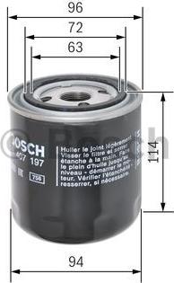 BOSCH F 026 407 197 - Гидрофильтр, автоматическая коробка передач unicars.by