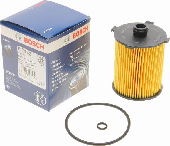 BOSCH F 026 407 152 - Масляный фильтр unicars.by