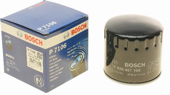 BOSCH F 026 407 106 - Масляный фильтр unicars.by