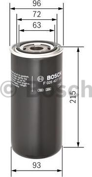 BOSCH F 026 407 115 - Масляный фильтр unicars.by