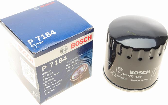 BOSCH F 026 407 184 - Масляный фильтр unicars.by