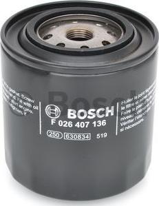 BOSCH F 026 407 136 - Масляный фильтр unicars.by