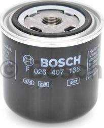 BOSCH F 026 407 138 - Масляный фильтр unicars.by