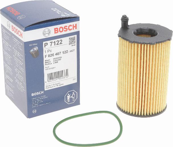 BOSCH F 026 407 122 - Масляный фильтр unicars.by