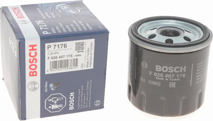 BOSCH F 026 407 176 - Масляный фильтр unicars.by