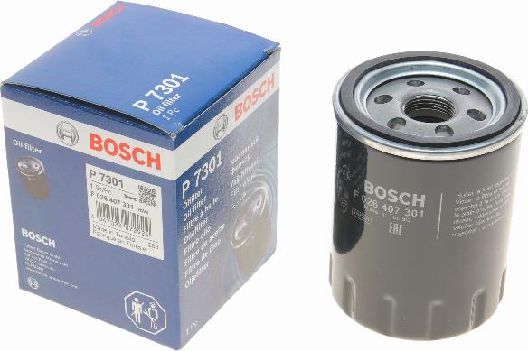 BOSCH F 026 407 301 - Масляный фильтр unicars.by