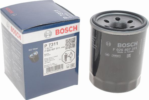 BOSCH F 026 407 311 - Масляный фильтр unicars.by