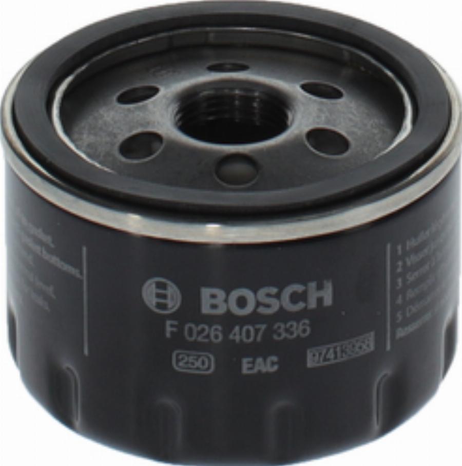 BOSCH F 026 407 336 - Масляный фильтр unicars.by