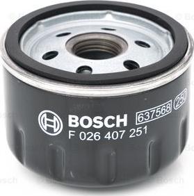 BOSCH F 026 407 251 - Масляный фильтр unicars.by