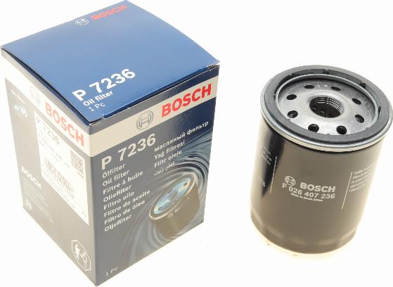 BOSCH F 026 407 236 - Масляный фильтр unicars.by