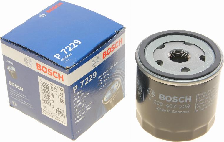 BOSCH F 026 407 229 - Масляный фильтр unicars.by