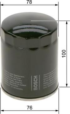 BOSCH F 026 407 271 - Масляный фильтр unicars.by