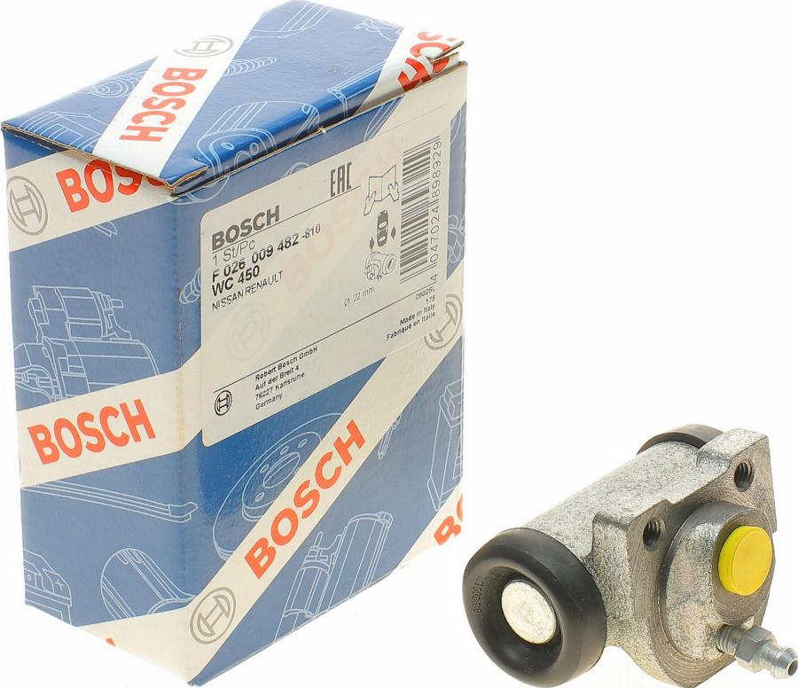 BOSCH F 026 009 482 - Колесный тормозной цилиндр unicars.by