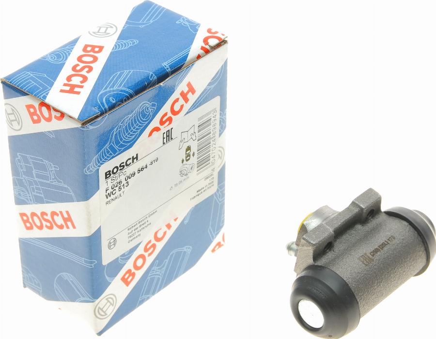 BOSCH F 026 009 564 - Колесный тормозной цилиндр unicars.by