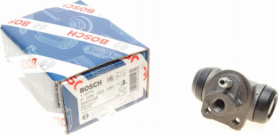 BOSCH F 026 002 480 - Колесный тормозной цилиндр unicars.by