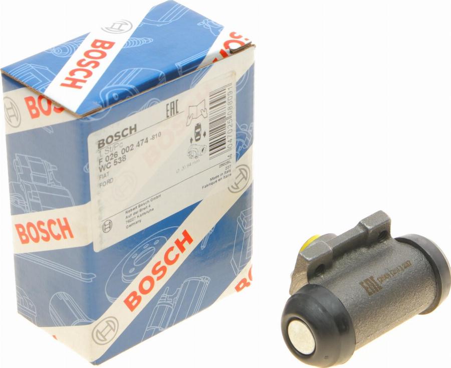 BOSCH F 026 002 474 - Колесный тормозной цилиндр unicars.by