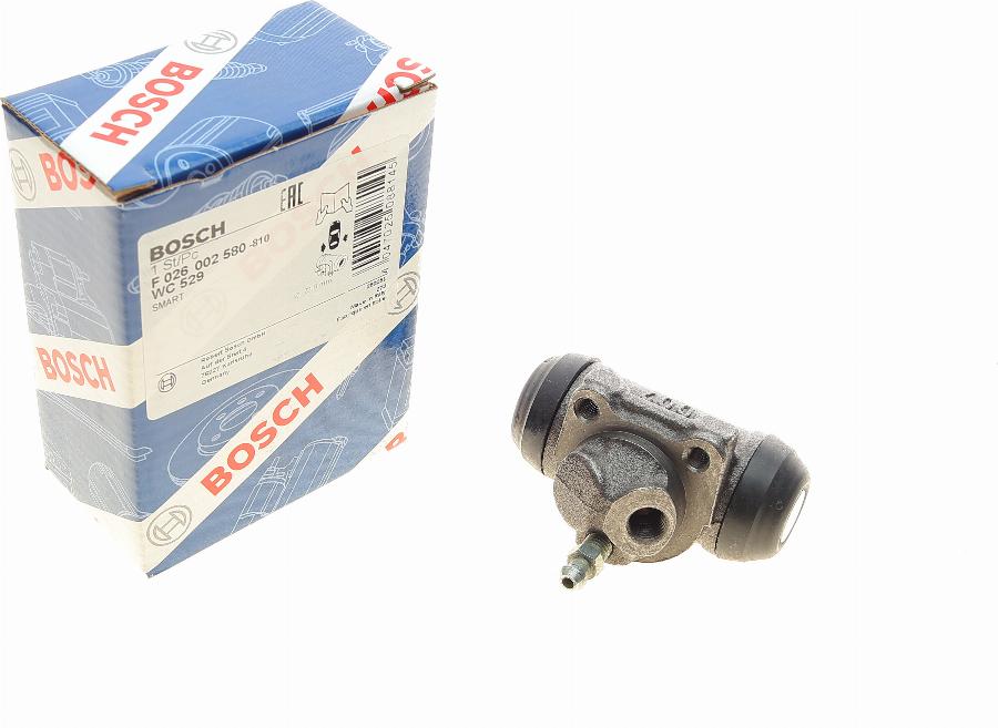 BOSCH F 026 002 580 - Колесный тормозной цилиндр unicars.by