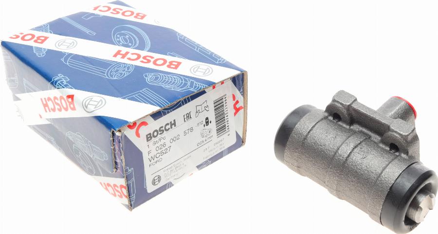 BOSCH F 026 002 578 - Колесный тормозной цилиндр unicars.by