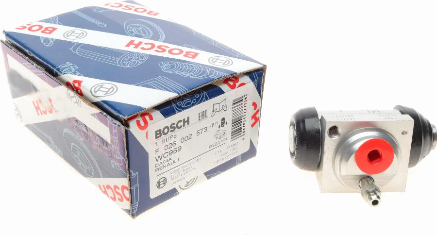 BOSCH F 026 002 573 - Колесный тормозной цилиндр unicars.by