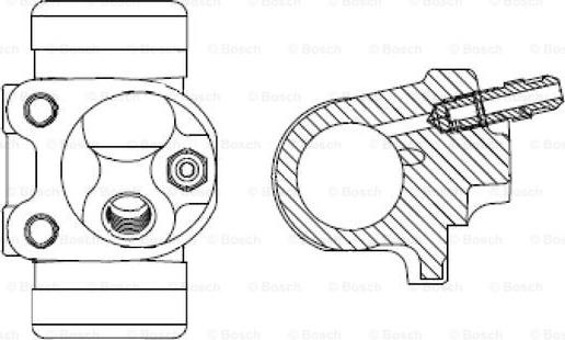 BOSCH F 026 002 071 - Колесный тормозной цилиндр unicars.by