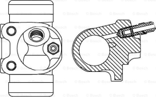 BOSCH F 026 002 072 - Колесный тормозной цилиндр unicars.by