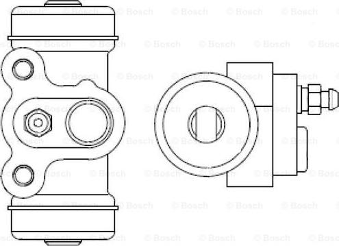 BOSCH F 026 002 390 - Колесный тормозной цилиндр unicars.by