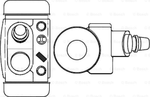 BOSCH F 026 002 391 - Колесный тормозной цилиндр unicars.by