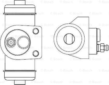 BOSCH F 026 002 381 - Колесный тормозной цилиндр unicars.by