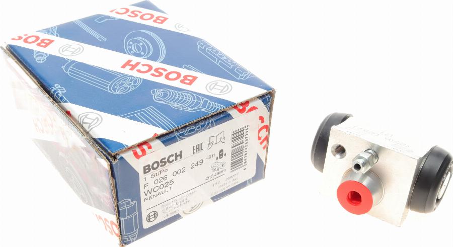 BOSCH F 026 002 249 - Колесный тормозной цилиндр unicars.by