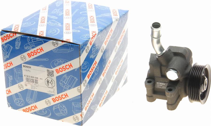 BOSCH K S02 000 036 - Гидравлический насос, рулевое управление, ГУР unicars.by