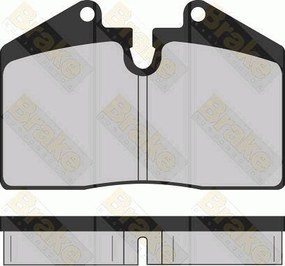 HELLA 8DB 355 015-671 - Тормозные колодки, дисковые, комплект unicars.by