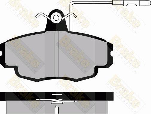 Brake Engineering PA591 - Тормозные колодки, дисковые, комплект unicars.by