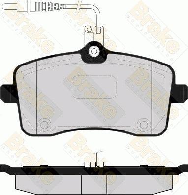 INTERBRAKE PD3105 - Тормозные колодки, дисковые, комплект unicars.by