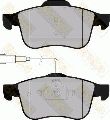 Pex 7780 - Тормозные колодки, дисковые, комплект unicars.by