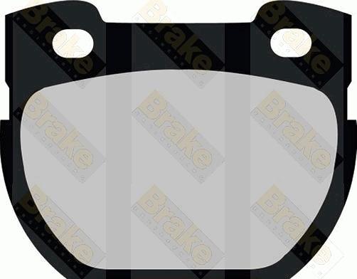 Brake Engineering PA1261 - Тормозные колодки, дисковые, комплект unicars.by