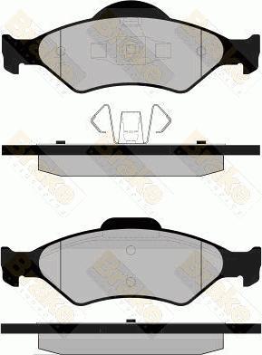 Open Parts BPA0285.15 - Тормозные колодки, дисковые, комплект unicars.by