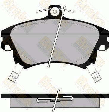 Herth+Buss Elparts J3605042 - Тормозные колодки, дисковые, комплект unicars.by