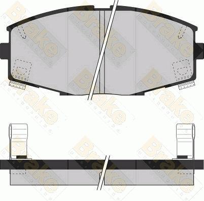 BENDIX 572379 - Тормозные колодки, дисковые, комплект unicars.by