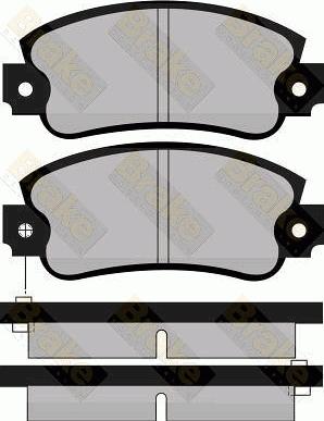 FORMA FDP225 - Тормозные колодки, дисковые, комплект unicars.by