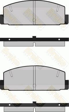 Lemförder 26444 - Тормозные колодки, дисковые, комплект unicars.by