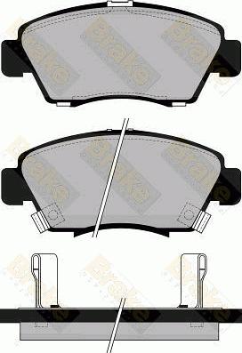 FTE 9001156 - Тормозные колодки, дисковые, комплект unicars.by