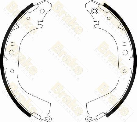 Brake Engineering SH2522 - Комплект тормозных колодок, барабанные unicars.by