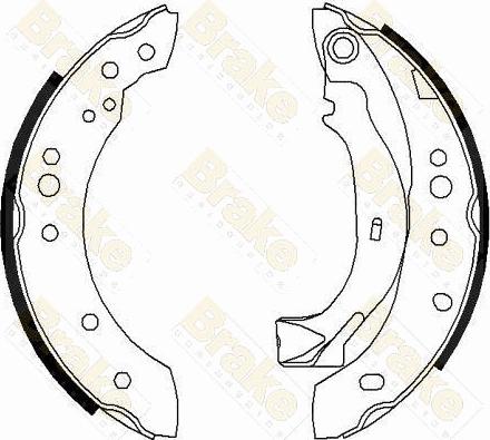 Brake Engineering SH2577 - Комплект тормозных колодок, барабанные unicars.by