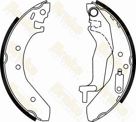 Brake Engineering SH2246 - Комплект тормозных колодок, барабанные unicars.by