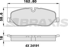 Triscan 92-P1058300 - Тормозные колодки, дисковые, комплект unicars.by