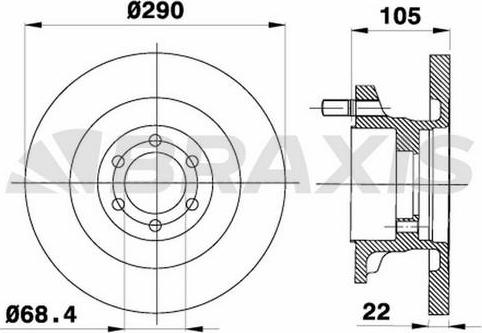 Lucas Electrical DF2788S - Тормозной диск unicars.by