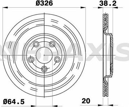 Comline ADC1246V - Тормозной диск unicars.by