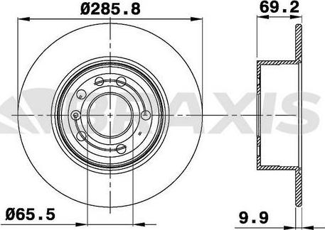 Zimmermann 430.1475.52 - Тормозной диск unicars.by